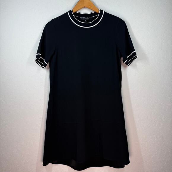 Women's Rag & Bone Pullover Black Shift Dress Size XS Tall Petite - Picture 2 of 9